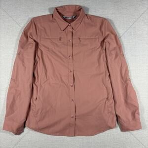 Men’s REI Coop Long Sleeve Tactical Utility Hiking Fishing Shirt Vented Size M